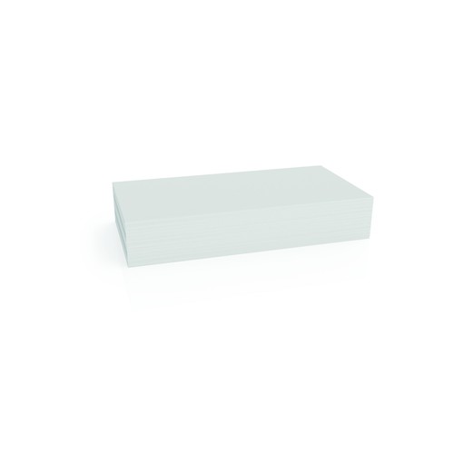 Moderationskarten Rechteckig 200x100mm weiß Magnetoplan 111151500 (PACK=500 STÜCK) Produktbild Front View L