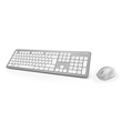 Tastatur und Mouse Set KMW-700 silber/weiß Hama 00182676 Produktbild