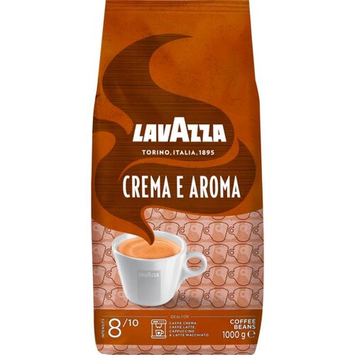 Kaffee Crema e Aroma ganze Bohnen Lavazza (PACK=1 KILOGRAMM) Produktbild Front View L