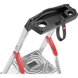 Stehleiter COMFORTILNE L80 5-stufig silber Aluminium Hailo 8040-507 Produktbild Additional View 2 S