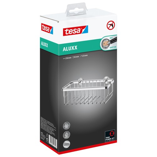 Ablagekorb ALUXX verchromt 25x9,2x12,5cm Tesa 40201-00000 Produktbild Additional View 1 L