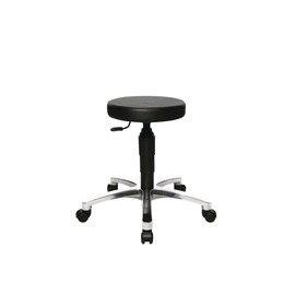 Arbeitsdrehhocker TEC 70 Sitzfläche Ø 36cm Kunstleder Farbe schwarz Topstar 72279.D10 Produktbild