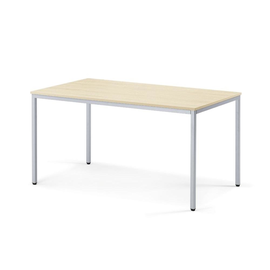 Schreibtisch BASE-MODUL 140x70x72cm 4-Fuß-Gestell ahorn Deskin 40258769 Produktbild