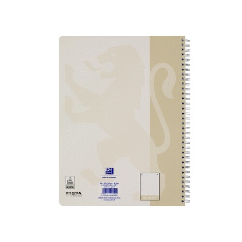 Collegeblock Oxford Touch A4+ dotted 80 Blatt 90g Optik Paper weiß lichtgrau 400132395 Produktbild Additional View 3 L