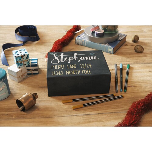 Fasermaler Pen 68 Metallic 1,4mm Rundspitze rosarot Stabilo 68/856 Produktbild Additional View 9 L