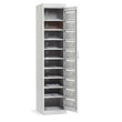 Postverteiler-Stahlschrank mit 10 Türen Korpus Lichtgrau Türen lichtgrau 180x40x50cm Deskin 70256696 Produktbild Additional View 1 S