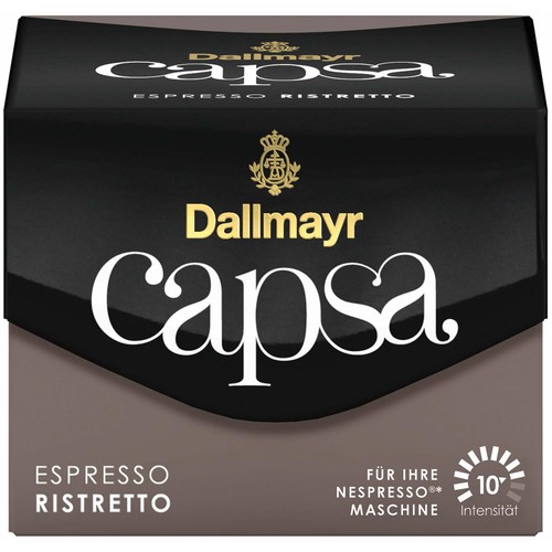 Dallmayr Kaffeekapsel capsa Ristretto (PACK=10 STÜCK) Produktbild Additional View 1 L