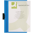 Klemmmappe A4 mit Metallclip bis 30 Blatt transparent/blau PP BestStandard KF00462 Produktbild