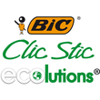 Kugelschreiber Ecolutions Clic Stic 0,4mm mittel schwarz Bic 8806871 Produktbild Additional View 1 S