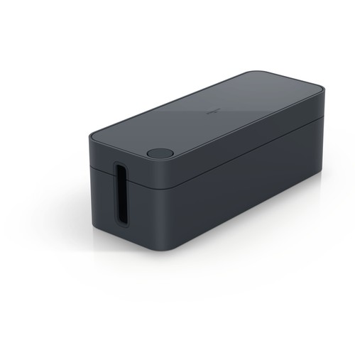 Kabelbox CAVOLINE Box S für eine 3-fach Steckdosenleiste 24,6x11,6x12,8cm graphit Durable 5035-37 Produktbild Front View L