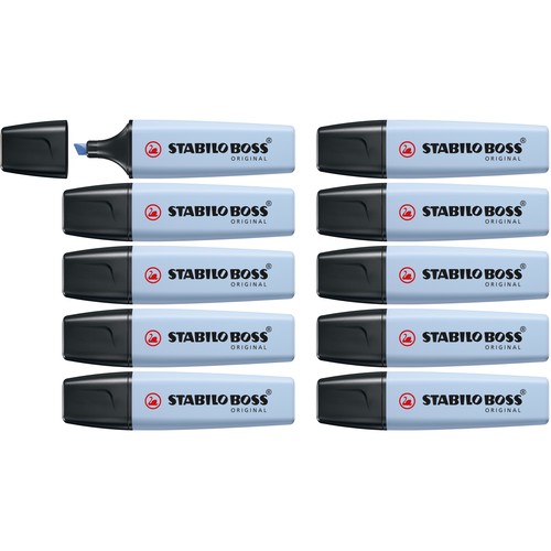Textmarker Boss Original 70 Pastel 2-5mm Keilspitze Wolkenblau Stabilo 70/111 Produktbild Additional View 3 L