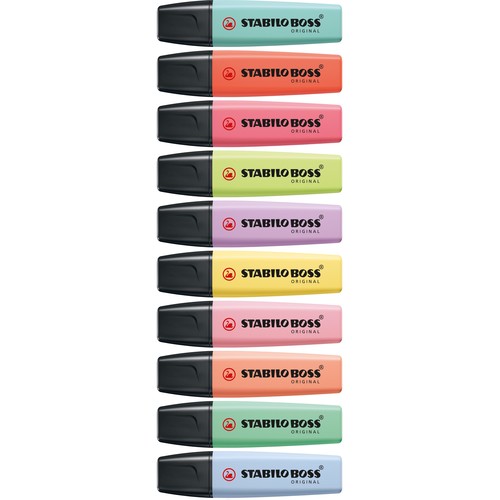 Textmarker Boss Original 70 Pastel 2-5mm Keilspitze Wolkenblau Stabilo 70/111 Produktbild Additional View 4 L