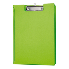 Klemmbrett mit Deckel A4 mit Tasche hellgrün Karton mit Folienüberzug Maul 23392-54 Produktbild