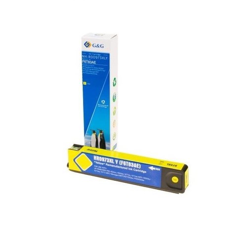 Tintenpatrone G&G 973XL passend zu HP 7.000 Seiten yellow 16480 Produktbild Front View L