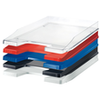 Briefkorb JUNIOR für A4 255x38x348mm transparent-glasklar Kunststoff HAN 1025-23 Produktbild Additional View 2 S