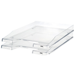 Briefkorb JUNIOR für A4 255x38x348mm transparent-glasklar Kunststoff HAN 1025-23 Produktbild Additional View 1 S