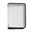 Reißverschlusstasche A4 schwarz/ transluzent PP Foldersys 40452-30 Produktbild