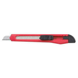 Schneidemesser 9mm rot Kunststoff mit Schieberaster Ecobra 770369 Produktbild