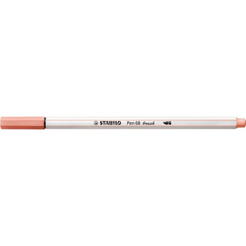 Fasermaler Pen 68 brush Pinselspitze hellrosa Stabilo 568/26 Produktbild Additional View 1 L
