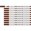 Fasermaler Pen 68 brush Pinselspitze braun Stabilo 568/45 Produktbild Additional View 2 S