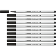 Fasermaler Pen 68 brush Pinselspitze schwarz Stabilo 568/46 Produktbild Additional View 2 S