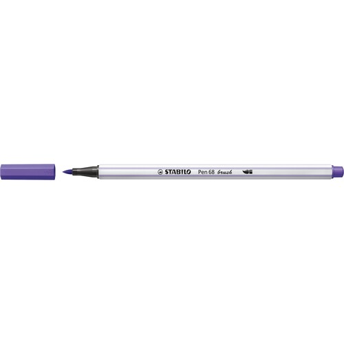 Fasermaler Pen 68 brush Pinselspitze violett Stabilo 568/55 Produktbild