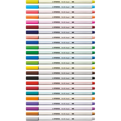 Fasermaler Pen 68 brush Pinselspitze violett Stabilo 568/55 Produktbild Additional View 7 L