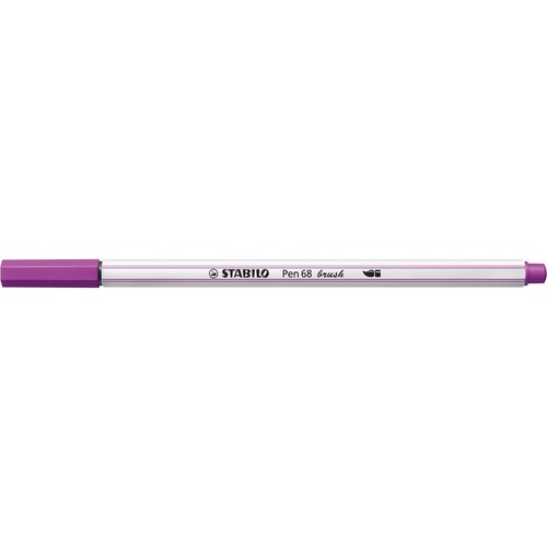 Fasermaler Pen 68 brush Pinselspitze lila Stabilo 568/58 Produktbild Additional View 1 L