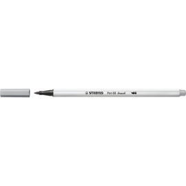Fasermaler Pen 68 brush Pinselspitze mittelgrau Stabilo 568/95 Produktbild