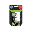 Druckkopfpatrone 62 Multipack für HP Envy 5540/5600 200Seiten schwarz + 165Seiten cyan/magenta/yellow HP N9J71AE Produktbild