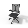 Drehstuhl Girsberger Camiro schwarz Netz schw. A015B34.71B.1502B/1B-000.000 Produktbild Additional View 6 S