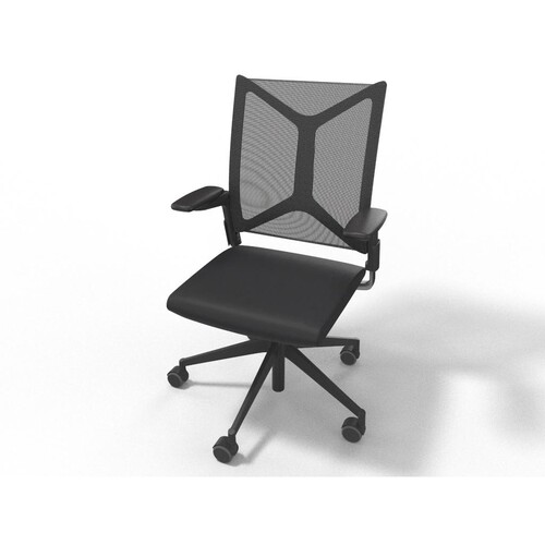 Drehstuhl Girsberger Camiro schwarz Netz schw. A015B34.71B.1502B/1B-000.000 Produktbild Additional View 6 L