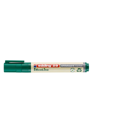Whiteboardmarker EcoLine 29 1-5mm Keilspitze grün trocken abwischbar Edding 4-29004 Produktbild