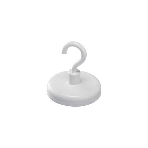 Hakenmagnete ø 36mm 8000g Haftkraft weiß Magnetoplan 52636 Produktbild Front View L
