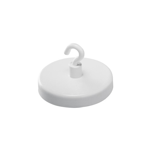 Hakenmagnete ø 47mm 16000g Haftkraft weiß Magnetoplan 52647 Produktbild Front View L