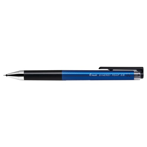 Tintenroller mit Druckmechanik Synergy BLRT-SNP5 0,5mm blau Pilot 2508003 Produktbild Front View L