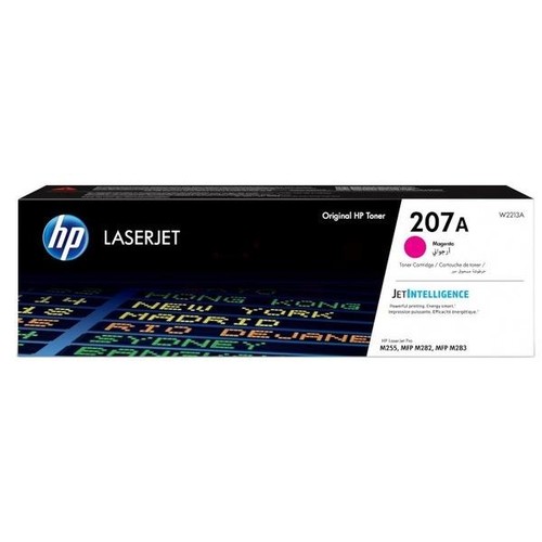 Toner 207A für Color LaserJet Pro M255/ MFP M282 1250Seiten magenta HP W2213A Produktbild Front View L