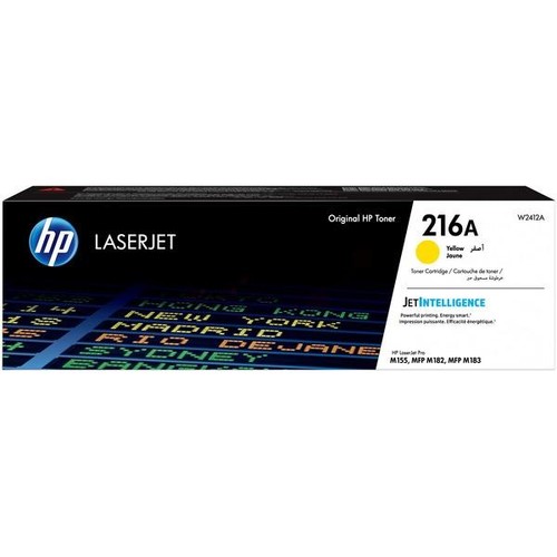 Toner 216A für Color LaserJet Pro MFP M182 850Seiten yellow HP W2412A Produktbild Front View L