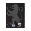 Collegeblock Oxford Touch A4+ kariert Lineatur 28 80 Blatt 90g Optik Paper schwarz 400121610 Produktbild Additional View 1 S