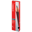 Bleistift Swano HB mit Radierer sechskant rot Stabilo 4906 Produktbild Additional View 1 S