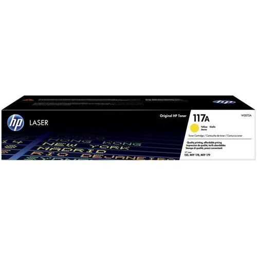 Toner 117A für HP Color Laserjet 150/ MFP 178/179 700 Seiten yellow HP W2072A Produktbild Front View L