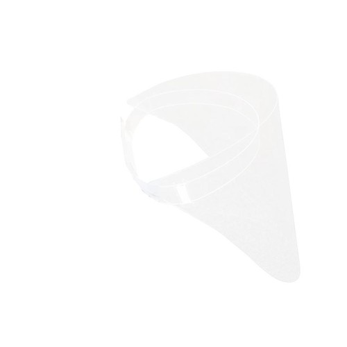 Gesichtschutzschild verstellb. Kopfband mit KlettverschlussPolycarbonat Produktbild Additional View 3 L