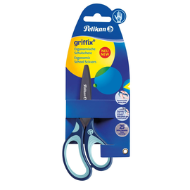 Schulschere Griffix SC1RB für Rechtshänder blau Blister Pelikan 100401619 Produktbild