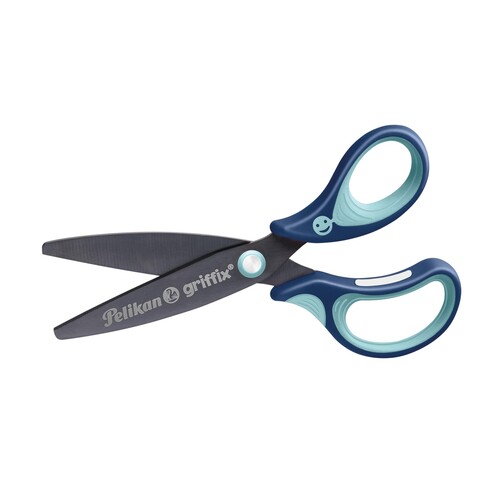 Schulschere Griffix SC1RB für Rechtshänder blau Blister Pelikan 100401619 Produktbild Additional View 2 L