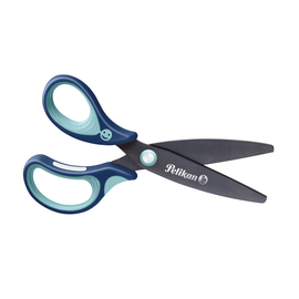 Schulschere Griffix SC1LB für Linkshänder blau Blister Pelikan 100401620 Produktbild
