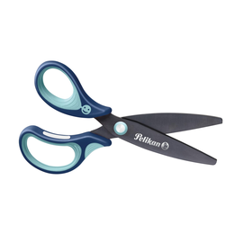 Schulschere Griffix SC1LB für Linkshänder blau Blister Pelikan 803519 Produktbild