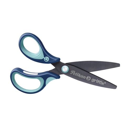 Schulschere Griffix SC1LB für Linkshänder blau Blister Pelikan 100401620 Produktbild Additional View 3 L