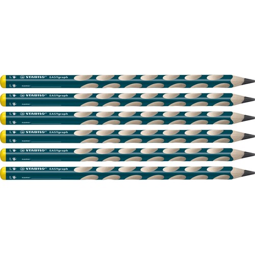 Bleistift EASYgraph B 3,15mm Linkshänder petrol Stabilo 321/B-6 Produktbild Additional View 2 L