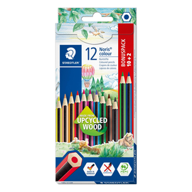 Farbstifte Noris Colour sechskant Kartonetui sortiert Promotion Staedtler 185C12P (ETUI=12 STÜCK) Produktbild