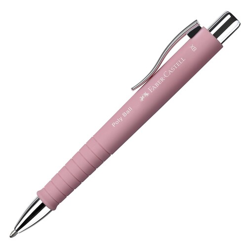 Kugelschreiber POLY BALL XB rosé Faber Castell 241127 Produktbild Front View L